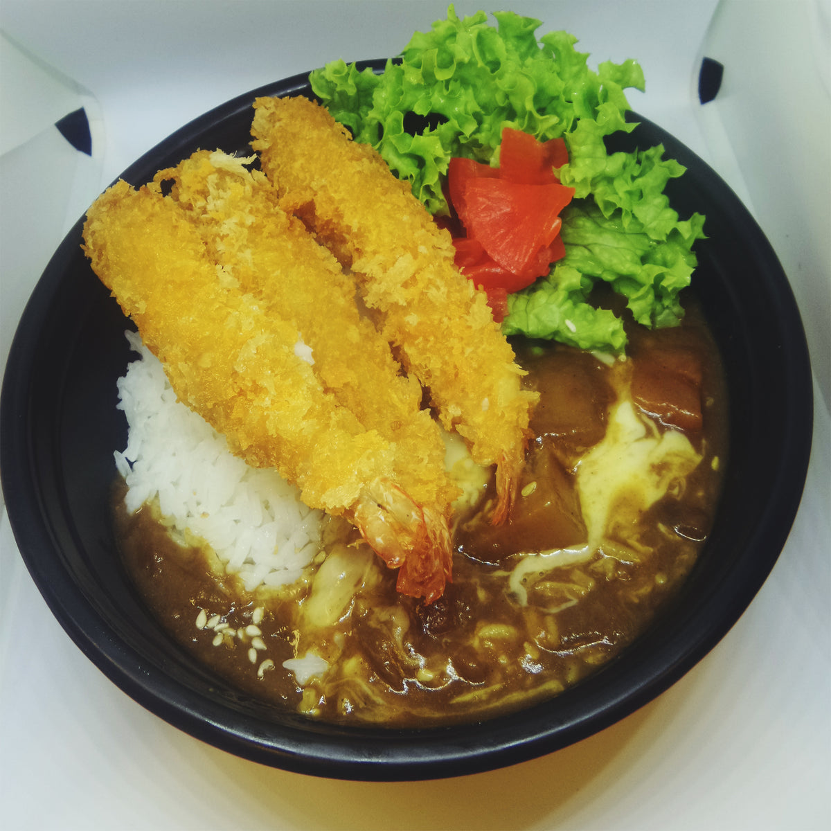 Japanese Cheese Curry Sushi Fusion